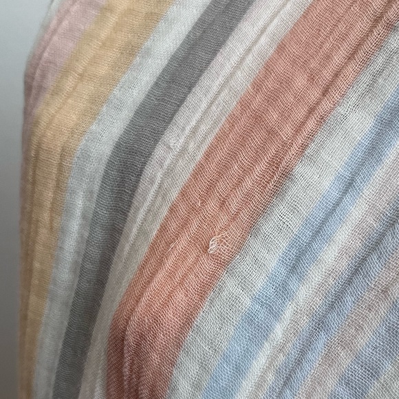 Soft Surroundings Laguna Gauze Midi Tiered Dress - Picture 12 of 15